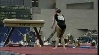 Oksana Chusovitina 1992 Olympics Team Compulsory VT