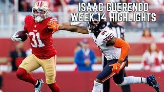 Isaac Guerendo Week 14 Highlights | 49ers vs Bears