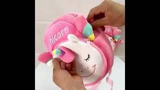 Cute Unicorn Bag Kids Custom Plush Backpack Full Collection of Rainbow Friends Plush