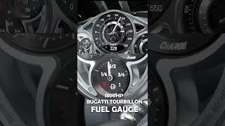 1800HP Bugatti Tourbillon FUEL GAUGE During 0 to 445 km/h