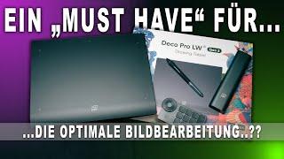 Deine Bilder optimal bearbeiten..??  Mit dem Grafiktablett XP Pen Deco Pro LW Gen 2..!!