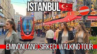  Istanbul 4K Walking Tour 2025 | Sirkeci & Eminonu | Market, Bazaar, Food, Çiğköfteci Ali Usta