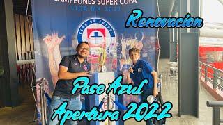 ASI NOS FUE EN LA RENOVACION DEL PASE AZUL APERTURA 2022