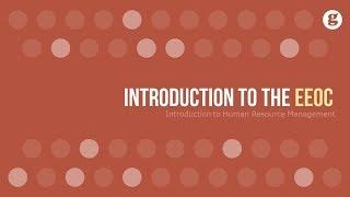 Introduction to the EEOC