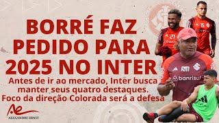 O PEDIDO DE BORRÉ PARA O 2025 DO INTER | VOLANTE DE VOLTA AO BEIRA-RIO | QUATRO DESTAQUES PRA MANTER