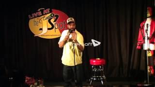 Comedian Ray Grady hosting at the J Spot