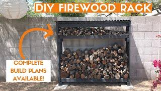 DIY Outdoor Firewood Rack