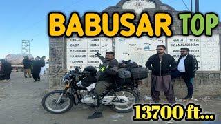 13700ft ki bolandi per Bike legae|| Babusar Top highest mountain || Karachi to Skardu Bike Tour07