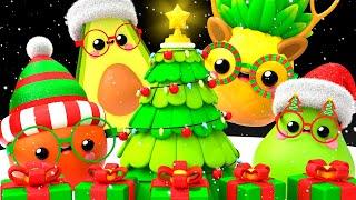 Baby Fruit Dancing - CHRISTMAS MAGIC HOLIDAY  ⭐ Sensory Videos