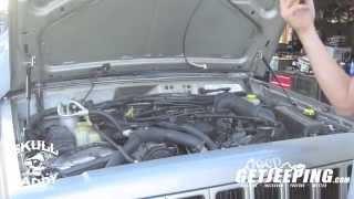 Install of Hood Strut Kit for 92-01 Jeep Cherokee XJ - GetJeeping