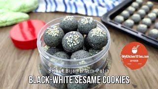 Black-White Sesame Cookies-with great sesame fragrance | MyKitchen101en