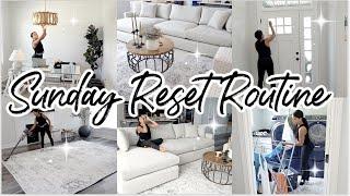 *NEW* SUNDAY RESET ROUTINE | CLEANING MOTIVATION | CLEANING, NEW FURNITURE & EASY DINNER