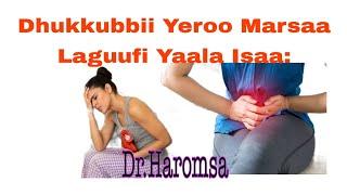 Dhukkubbii  Yeroo marsaa laguu(Dysmenorrhea)  fi Yaala  Isaa