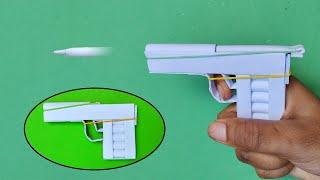 How to make a paper gun | Paper pistol | DIY paper pistol gun