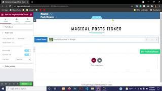 WordPress Posts Ticker Elementor Tutorial For Latest Posts And News Display