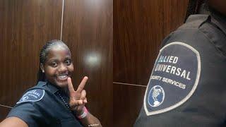 Day In The Life As A Female Security Guard At Allied Universal pt2 | Discussing Pay