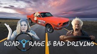 What's wrong with people when they get behind a wheel? Road Rage-Bad Driving SHORT Compliation