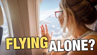 What to Do On Your First Flight Alone (SIMPLE & Easy Guide!)