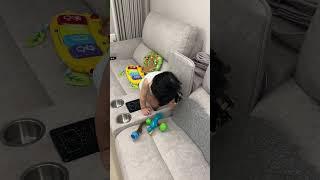 이해할 수 없는 어린이들의 행동ㅋㅋㅋ 理解不能な赤ちゃんの行動笑 #shorts #babyshorts #한일커플 #아기