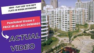 Panchsheel Greens 2 Noida Extension |+91-7861008808 | 3 BHK - Flat Size 1510 Sqft | ₹ 69.46 Lacs