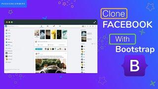 How To Clone Facebook UI with (Bootstrap) Part I