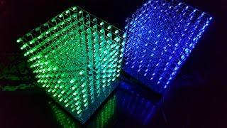 How to build the 8x8x8 LED Cube kit from Ebay - part 2 - the LED grids