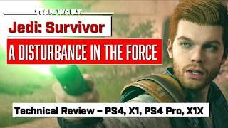 Star Wars Jedi: Survivor - PS4 vs Xbox One vs PS4 Pro vs Xbox One X vs PS5 - Last Generation Battle