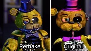 Five Nights At Freddy's Diner 2 Remake Vs Original | Comparison