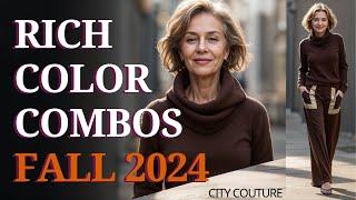 Expensive Looking Color Combinations on Budget You Need to Try! FALL 2024 Women's Fashion 50+