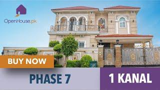 Stunning 1 Kanal Spanish Design Home Tour | DHA Phase 7 - Brand New & Ready to Move In