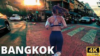 Virtual Run in Bangkok | Nana - Phloen Chit  - Lumphini - Silom | 4K UHD