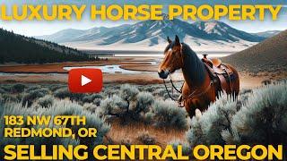 "Luxury Horse Property Tour: 183 NW 67th St, Redmond, OR | Central Oregon Acerage with Trail Riding"