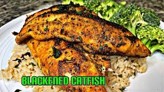 The BEST Blackened Catfish Recipe | Healthy Soul Food Recipe | Easy healthy recipes