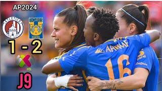 SAN LUIS 1 - 2 TIGRES FEMENIL/ J9/ LIGA MX FEMENIL/ AP2024