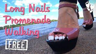 Long Toenails  Walk along the promenade