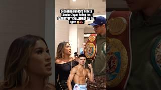 SEBASTIAN FUNDORA VS XANDER ZAYAS?!  #sebastianfundora #xanderzayas #boxer #boxing