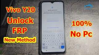 Vivo Y20 FRP Unlock Without PC 1000% Work - Vivo Y20 v2043 Frp/Google Account Bypass waqas mobile