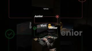 Junior Senior Devlopers #techniques #junior #senior #shortsfeed #ytshorts #viralvideo #techbreaker