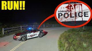 If you ever see this Police Car with BLOOD all over it, Don't follow it!! (It's a trap)