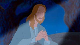 Jesus Prays in the Garden of Gethsemane Animated