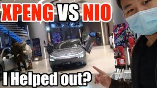 XPENG STORE VS NIO STORE!!! LAZY SALES REP VS TOO MANY CUSTOMERS!