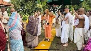 Sripada Bhakti Vikasa Swami Arrives In New Nandagram | Gujarat, India