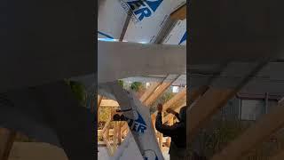 Roofing works #roofer #строительство #стройка #timelapse