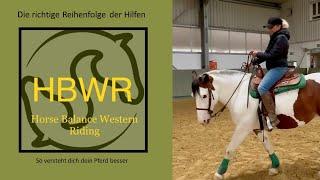 Reihenfolge der Hilfen beim Westernreiten