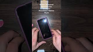 Fotbor screen protector for iPhone 16 Pro installation #smartphone #iphone