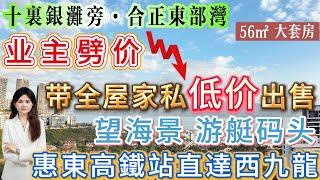 【十裏銀灘旁·合正東部灣】56㎡ 大套房 业主劈价带全屋家私低价出售拎包入住|望游艇码头 私家沙滩 業主巴士直達交通中心|遊樂配套最齊全屋苑|惠東高鐵站直達西九龍#十里銀灘 #合正東部灣 #筍盤