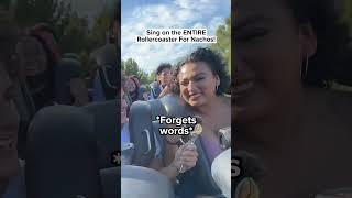 Will You Sing on A Rollercoaster For Nachos? #Entertainment #Funny #Publicinterview #Viral #Shorts