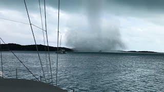 Biggest Waterspout we've ever seen!