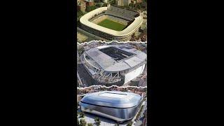 Santiago Bernabeu Then vs Now vs Future #shorts