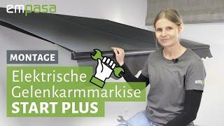 Markise montieren und einstellen – Elektrische Gelenkarmmarkise START PLUS | empasa